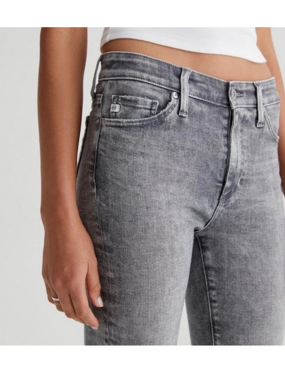 AG Jeans Mari straight leg high rise size 28R - Picture 2 of 9